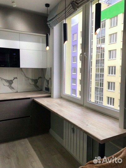 Кухонный гарнитур на заказ кухня прямая