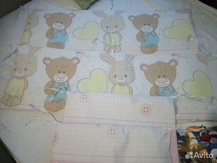 Бортики в детскую кроватку