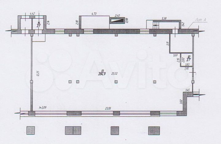 Сдам торговое помещение, 292 м²