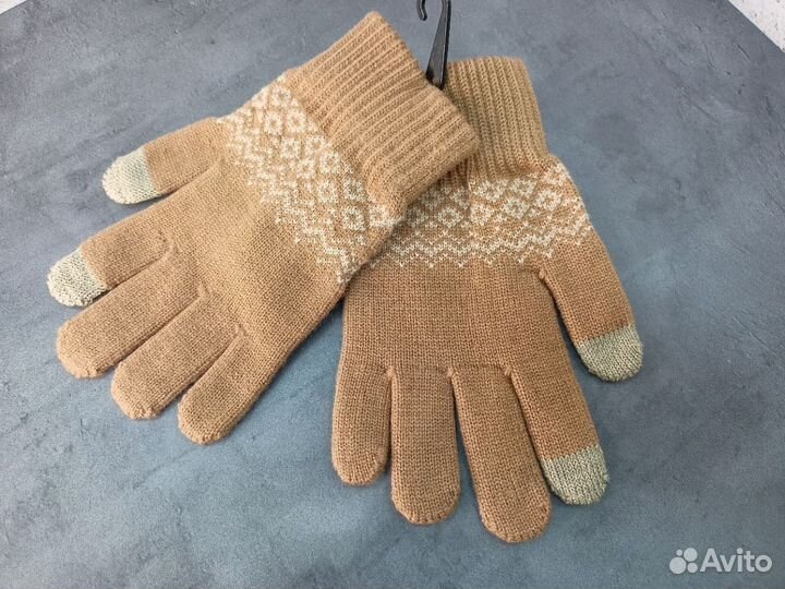 Перчатки для сенсорных экранов FO Touch Wool Glove