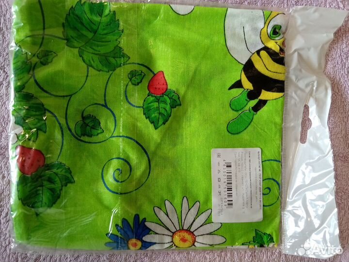 Новая детская наволочка, размер 40*40, бязь