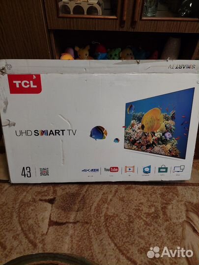 Телевизор SMART tv 43 бу