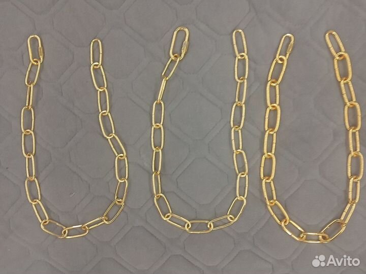 Золотая цепь для люстры