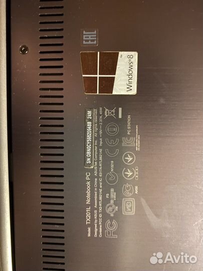 Asus transformer book trio TX201L