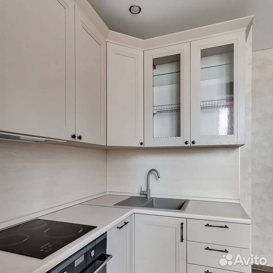 Кухня угловая из массива