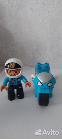Lego duplo полицейский мотоцикл