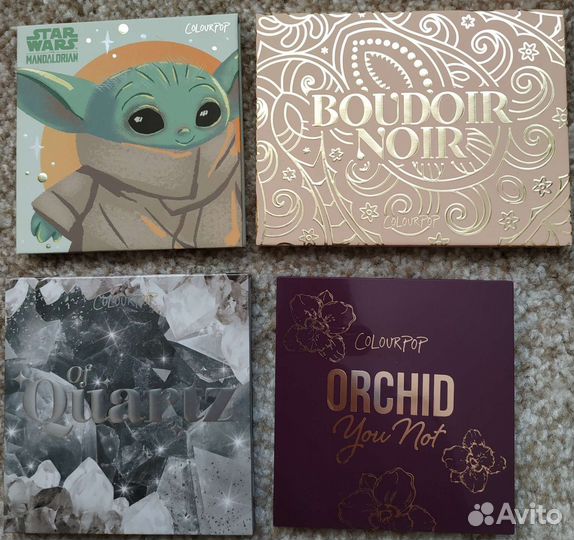 Палетки теней ColourPop