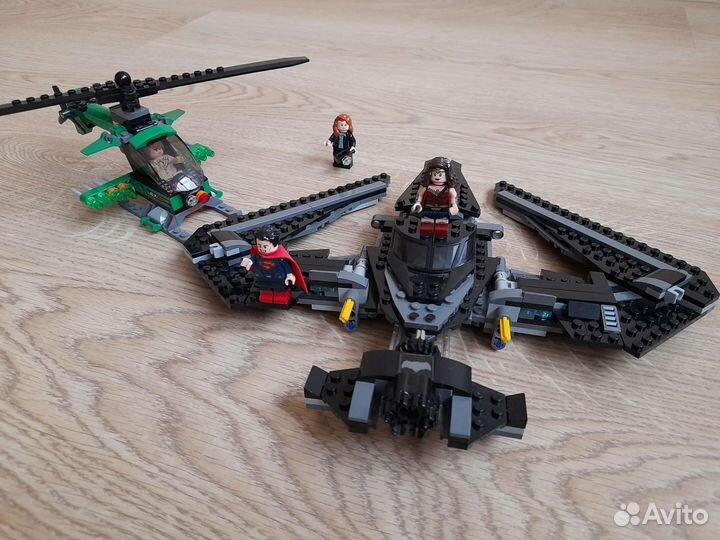 Lego корабль, вертолёт 76046 Супер Герои