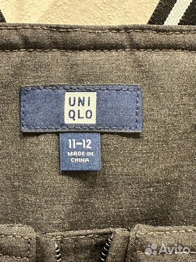 Брюки лыжные зимние утепленные uniqlo на 11-12 лет