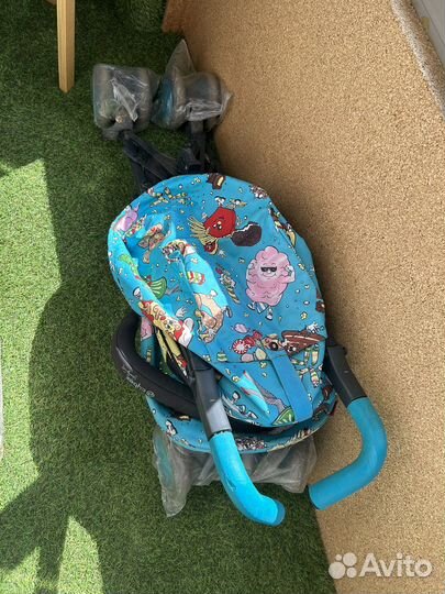 Коляска cybex onyx jeremy scott + стул peg perego