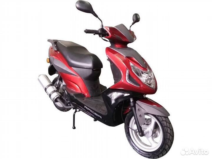 Мопед racer rc50qt-6F flame (RED)