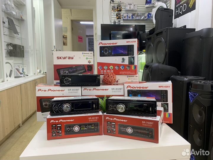 Магнитола 1 Din DV-Pioneer (новые, гарантия)