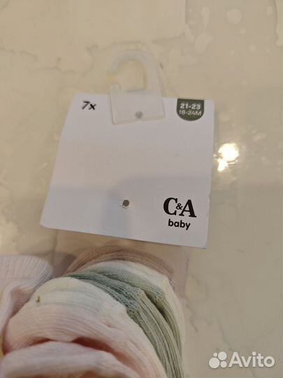 Носки для девочки c&a 21-23