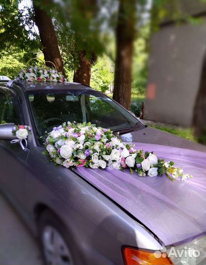 Аренда свадебных украшения на авто