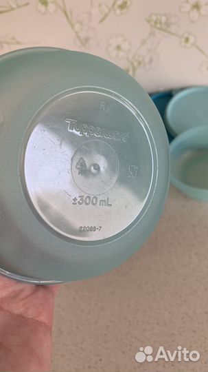 Контейнер tupperware 300 мл салатовые