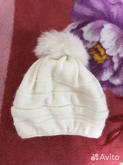 Шапка с шарфом