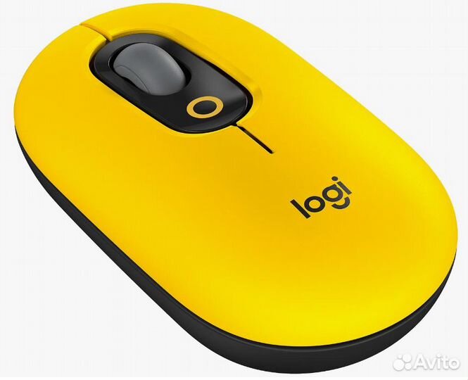 Компьютерная мышь logitech pop blast желтая