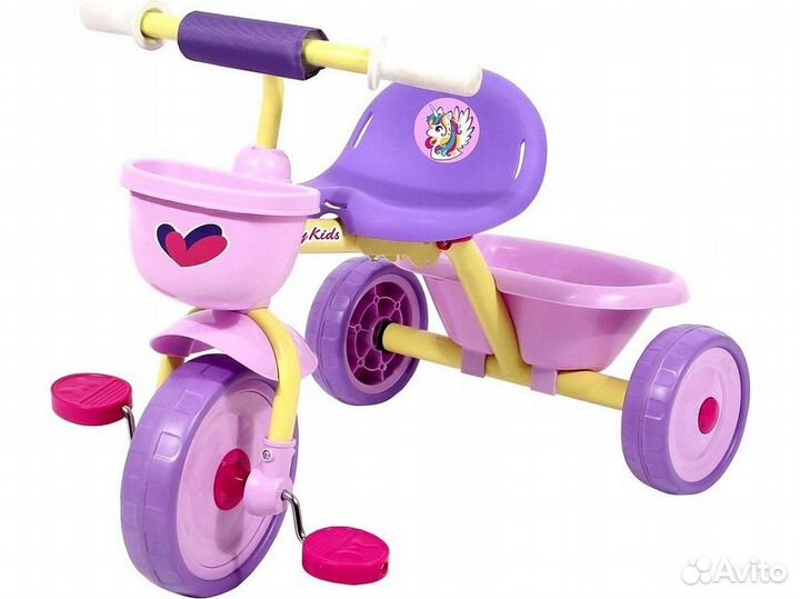 Велосипед 3 колесный. складной Primo Единорог