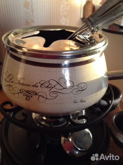 Фондю для приготовления горячего шоколада, сыра