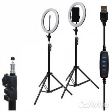 Светодиодная лампа со штативом Ring Fill Light (26