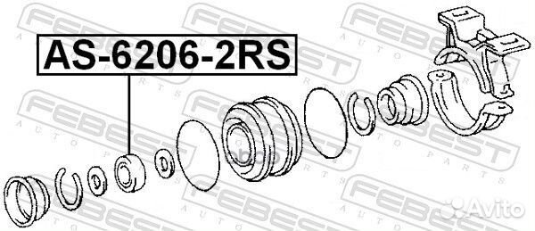 Подшипник KIA sorento 02- 2.4-3.5