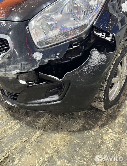 Передний бампер kia venga