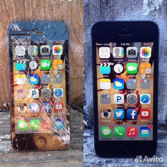 Переклейка стекла дисплея