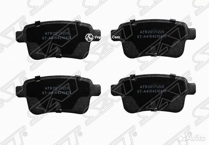 Колодки задние Mercedes TAN Renault Kangoo STA4154210410