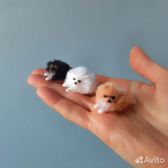 Миниатюрная игрушка Шпиц