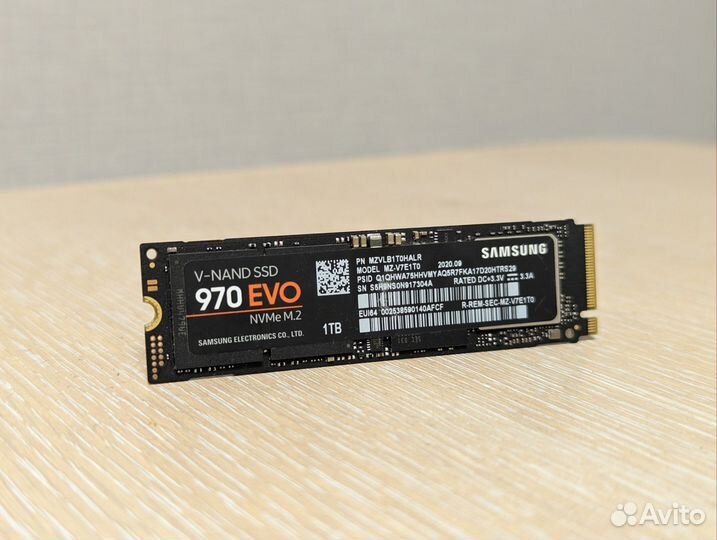 Samsung 970 evo 1tb
