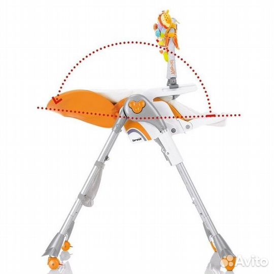 Шезлонг- стульчик для кормления Brevi