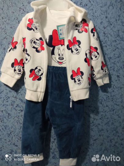 Новый детский костюм-тройка