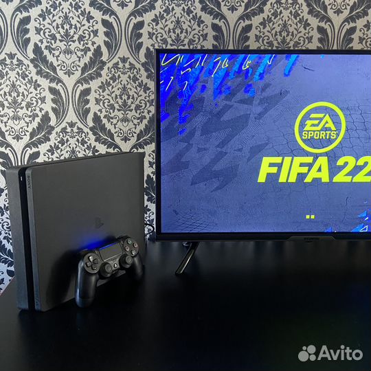 Sony playstation 4 slim 1 tb +30топ игр