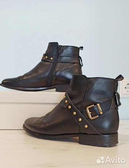 Ботинки демисезонные женские черные размер 40