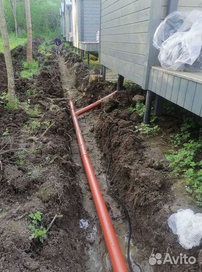 Установка канализации септик под ключ