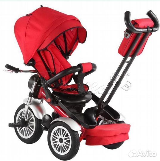 Трехколесный велосипед с родительской ручкой