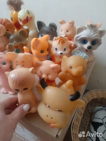 Коллекция резиновых игрушек СССР