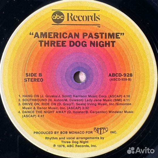 Three Dog Night – American Pastime (США 1976г.)