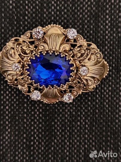 Брошь винтажная чехия