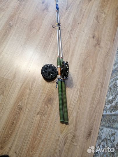 Спиннинг алюминиевый СССР. цена за 2шт