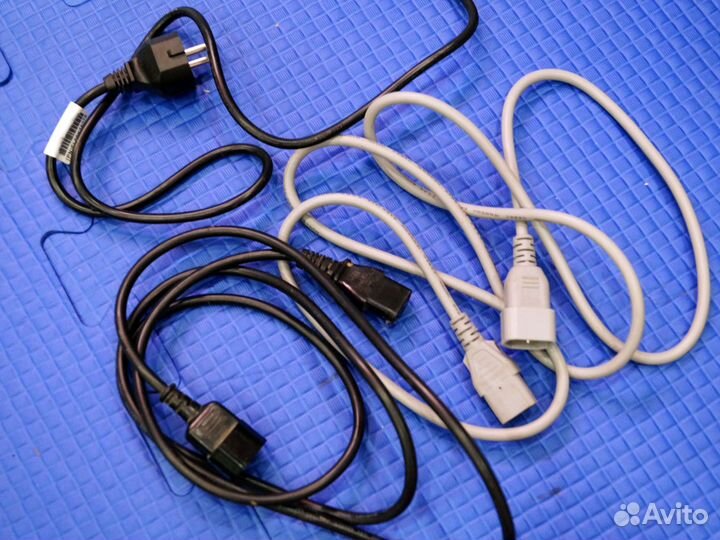 Провод транзит - блок питания - монитор. Питание п