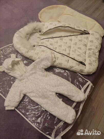 Конверт на выписку зимний