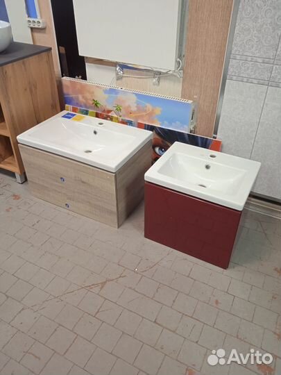 Тумба подвесная с раковиной