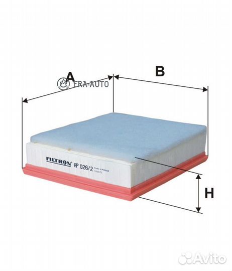 Filtron AP026/2 Фильтр возд.BMW 1-й серии (F20/F21),3-й серии (F30/F31) 2,0D 2012