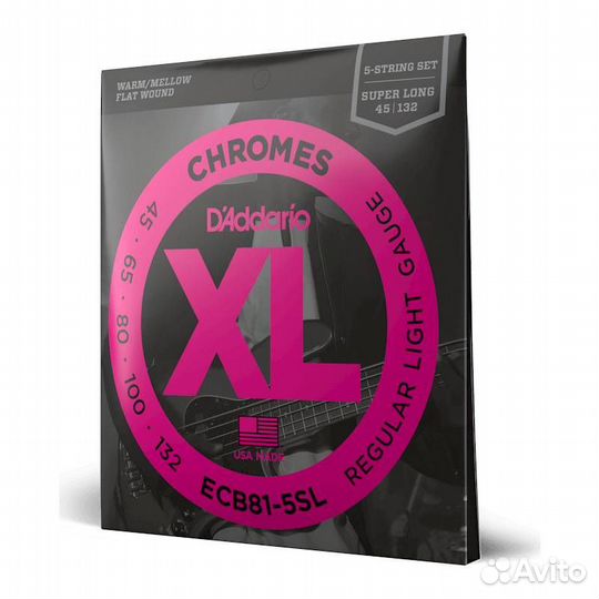 D'addario ECB 81-5SL - Струны для 5 струн