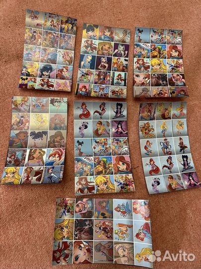 Наклейки.35р.Винкс переводилки