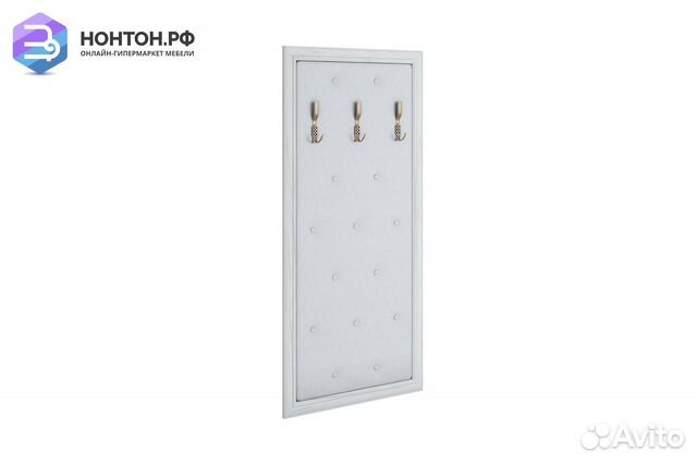 Вешалка Оскар-7А дуб крафт белый / кожзам белый