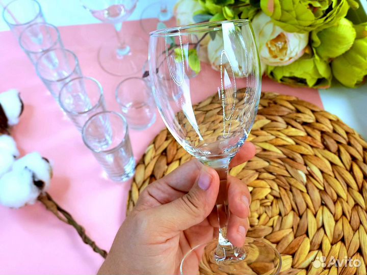 Посуда для напитков бокалы стопки рюмки