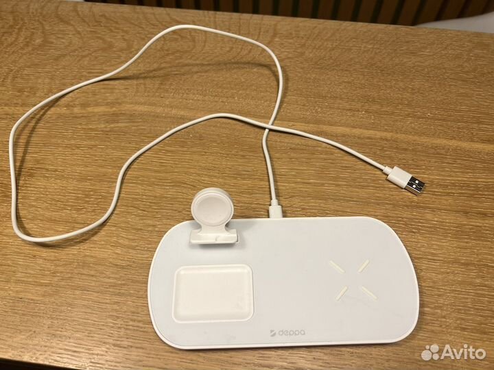 Зарядная станция 3в1:iPhone, Apple Watch, Airpods