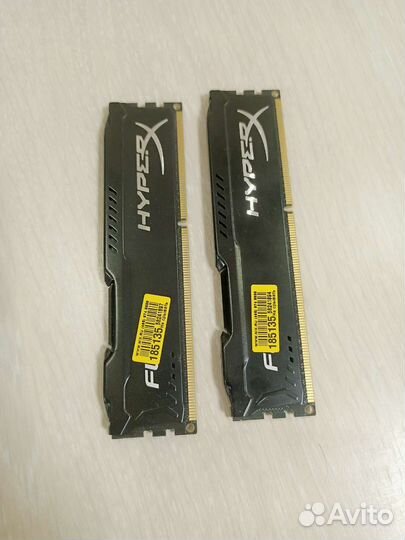 Оперативная память DDR3 HyperX fury 8Gb